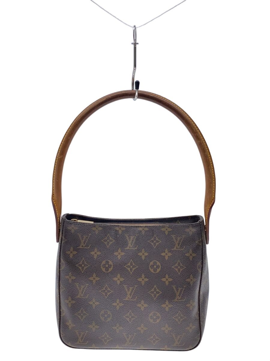 LOUIS VUITTON◆ルーピングMM_モノグラム・キャンバス/PVC/BRW/M51146
