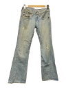 【中古】TRUE RELIGION◆ブーツカットパンツ/28/コットン/ブルー/25764/JOEY//【メンズウェア】