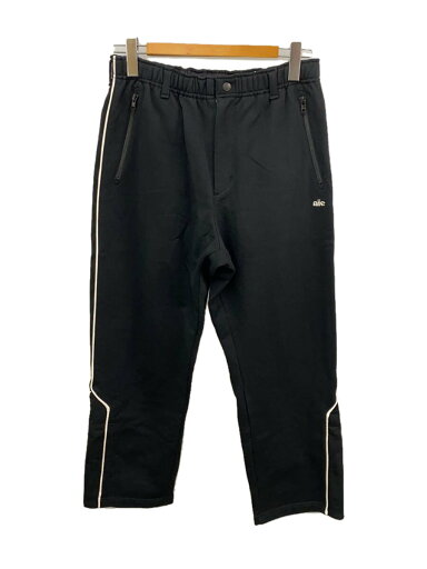 【中古】AiE◆ボトム/PIPING SWEAT PANTS/コットン/BLK/日本製/BEAMS別注/【メンズウェア】 【中古】AiE◆ボトム/PIPING SWEAT PANTS/コットン/BLK/日本製/BEAMS別注/【メンズウェア】
