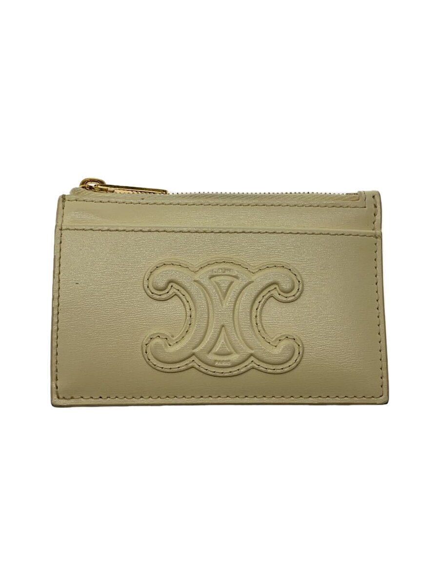 【中古】CELINE◆セリーヌ/コインケース/マカダムフラグメントケース/クリーム//【服飾雑貨他】
