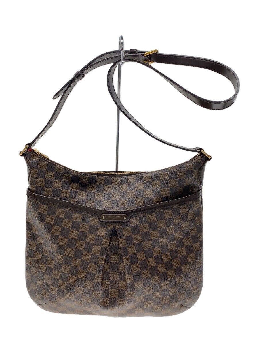 【中古】LOUIS VUITTON◆ブルームズベリPM_ダミエ・エベヌ_BRW/PVC/BRW【バッグ】