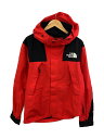 【中古】THE NORTH FACE◆MOUNTAIN JACKET_マウンテンジャケット/XL/ナイロン/RED/無地【メンズウェア】