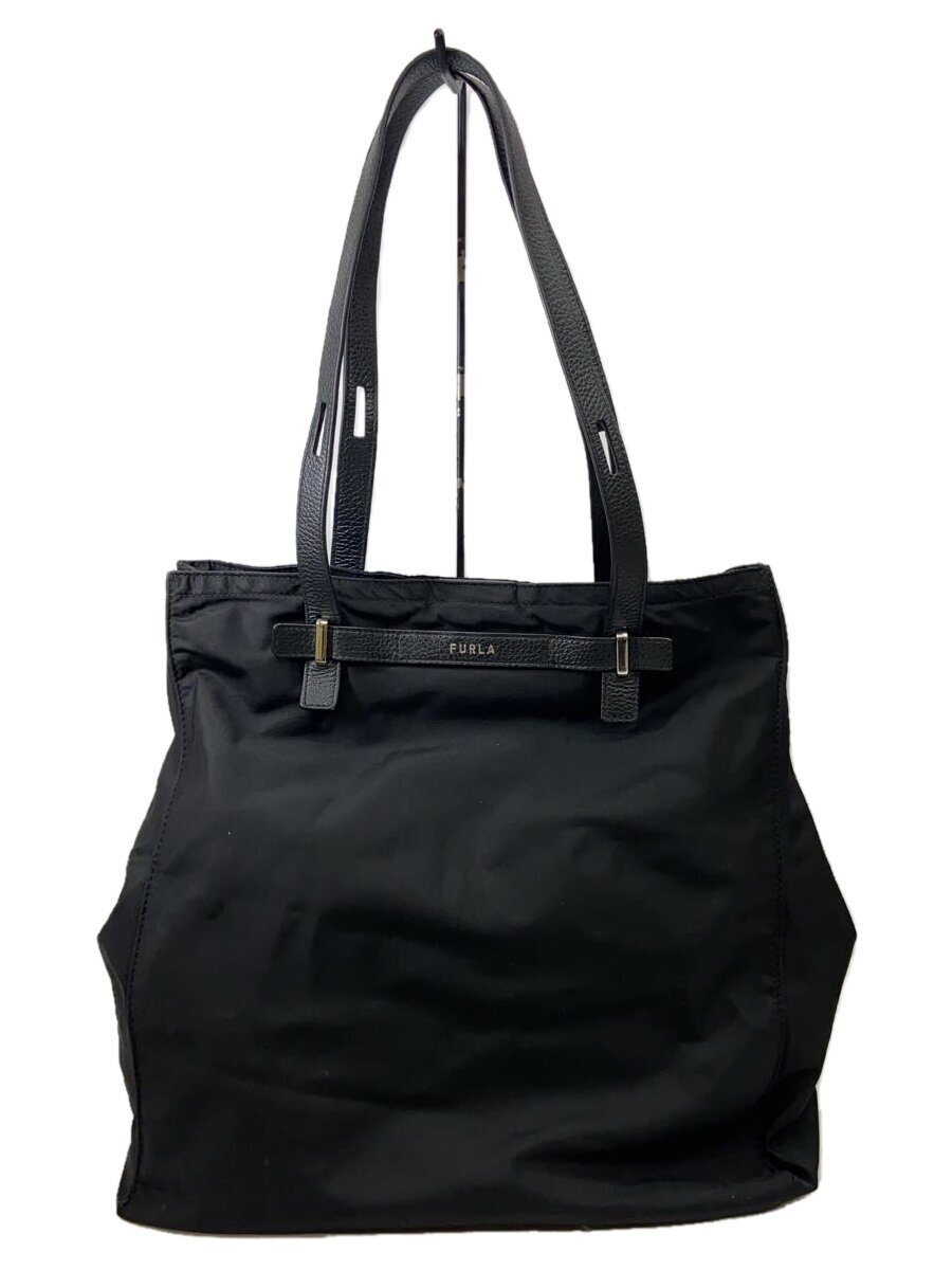 Furla - 【中古】FURLA◆トートバッグ/ナイロン/BLK/U729M07【バッグ】
