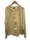 【中古】Keboz◆カーディガン(薄手)/M/コットン/CRM/無地【メンズウェア】
