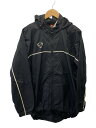 【中古】NIKE◆00s/フード収納可能/ナイロンジャケット/M/ナイロン/BLK【メンズウェア】