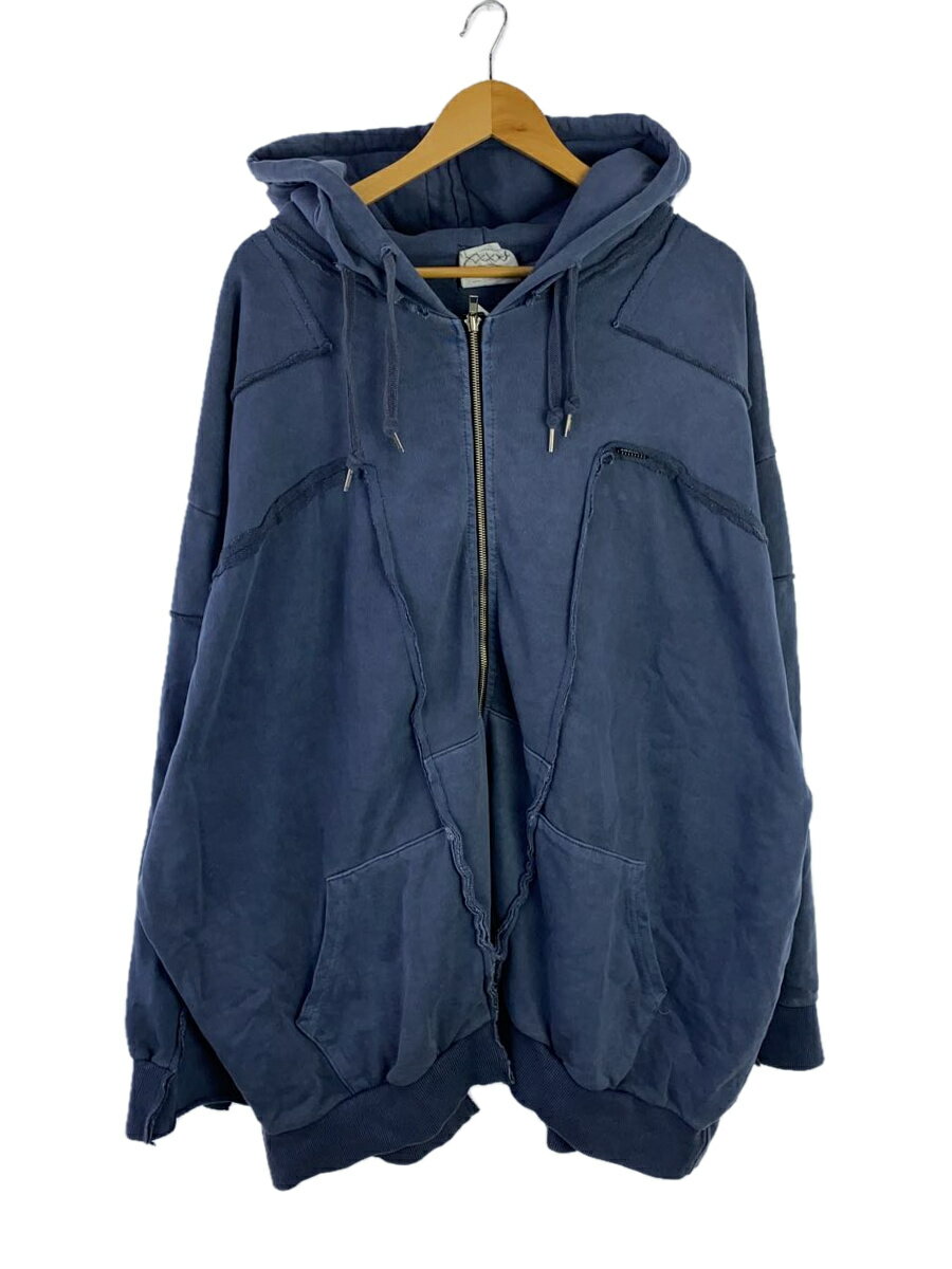 【中古】SURGERY/remake over pigment hood jacket/BLU【メンズウェア】