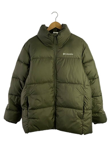 【中古】Columbia◆PUFFECT II JKT_パフェクト2ジャケット/M/ナイロン/KHK/無地【メンズウェア】 【中古】Columbia◆PUFFECT II JKT_パフェクト2ジャケット/M/ナイロン/KHK/無地【メンズウェア】