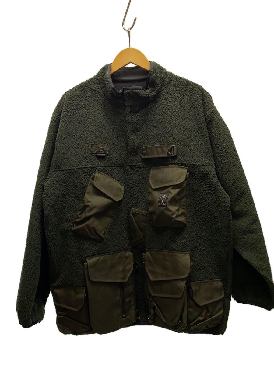 【中古】South2 West8(S2W8)◆TENKARA TROUT PULLOVER JACKET/L/ポリエステル/KHK/LQ765【メンズウェア】