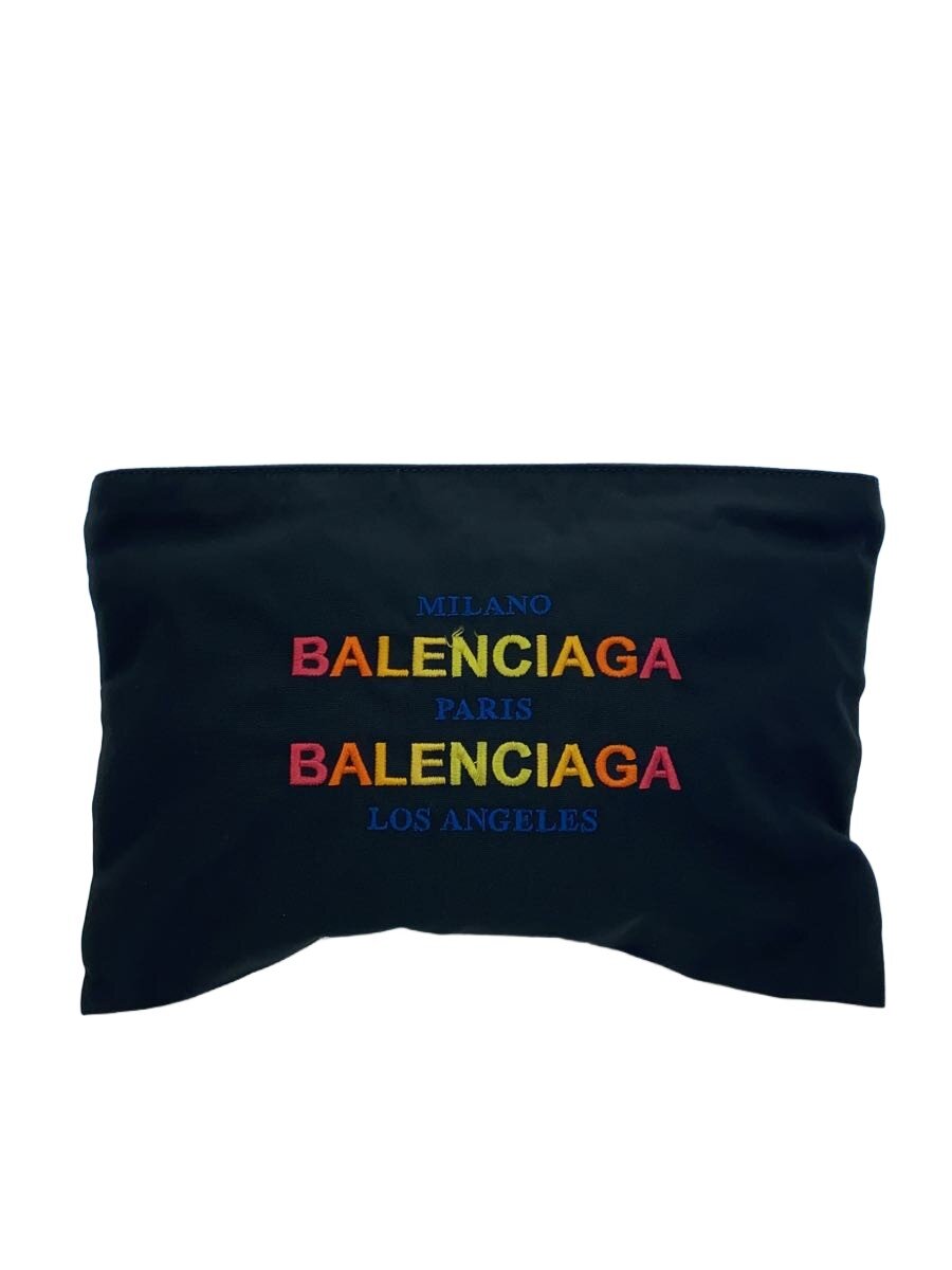 【中古】BALENCIAGA◆クラッチバッグ/バッグ/BLK/459745・1080・Z・528147//【バッグ】