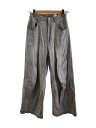 【中古】epnok◆スイッチスラブワイドデニムパンツ/S/コットン/GRY/無地/EPS405007B//【メンズウェア】
