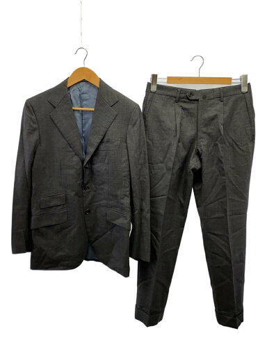 【中古】スーツ/--/コットン/GRY/無地【メンズウェア】 【中古】スーツ/--/コットン/GRY/無地【メンズウェア】