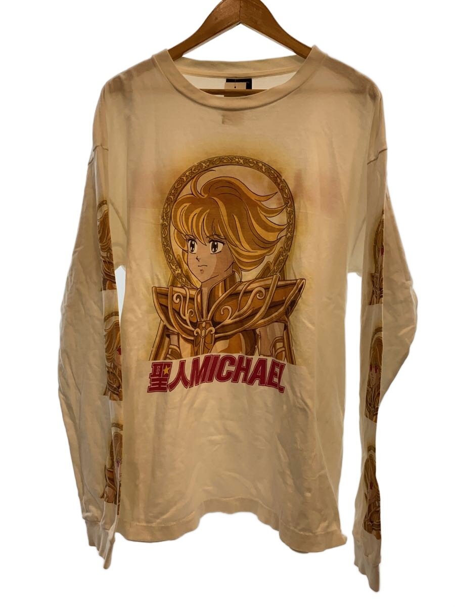 Rakuten - 【中古】SAINT MICHAEL◆長袖Tシャツ/XL/コットン/WHT/SM-S21-0000-011【メンズウェア】