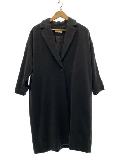 【中古】evam eva◆wool angora tailored coat/1/ウール/GRY/無地/E213T148【レディースウェア】 【中古】evam eva◆wool angora tailored coat/1/ウール/GRY/無地/E213T148【レディースウェア】
