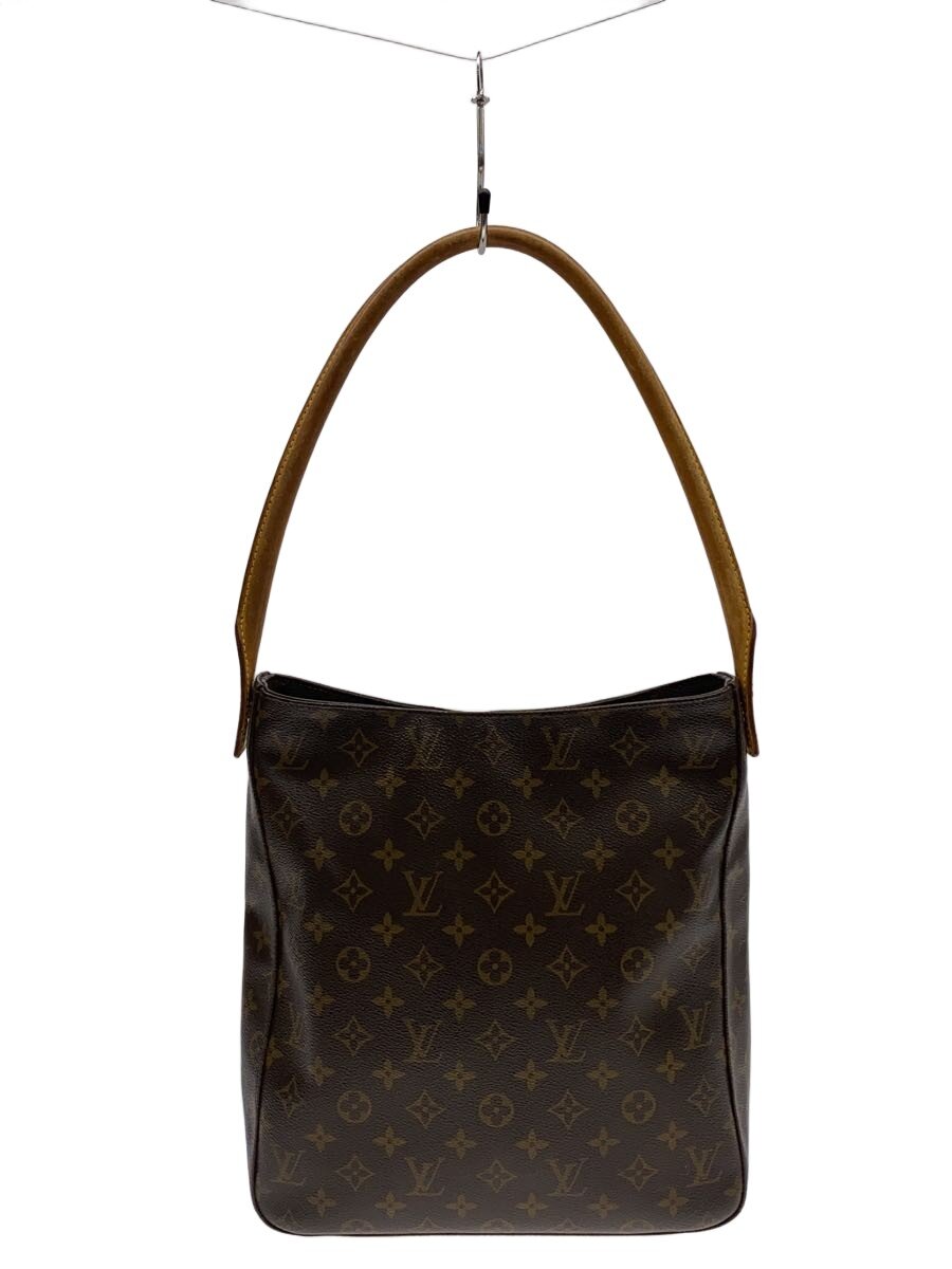 LOUIS VUITTON◆ルーピングGM_モノグラム・キャンバス/PVC/BRW