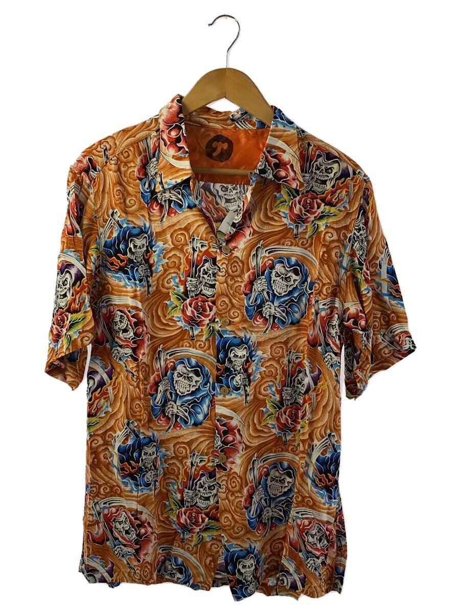 【中古】HYSTERIC GLAMOUR◆アロハシャツ/FREE/レーヨン/BRW/総柄/2AH-7455【メンズウェア】