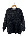【中古】UNITED COLORS OF BENETTON◆ニット・セーター(薄手)/--/--/BLK/総柄【メンズウェア】(4)
