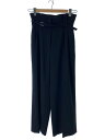 【中古】RIM.ARK◆ワイドパンツ/36/ポリエステル/BLK/460gss31-0540【レディースウェア】