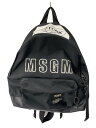 【中古】MSGM◆×EASTPAK/リュック/バッグ/バックパック/BLK/2540MZ200【バッグ】