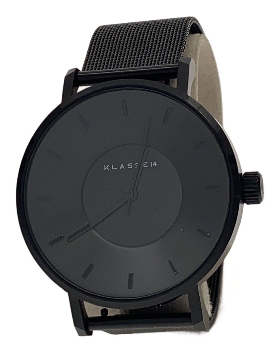 Rakuten - 【中古】KLASSE14◆クォーツ腕時計/アナログ/ステンレス/BLK/BLK//【服飾雑貨他】