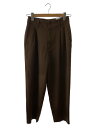 【中古】ISSEY MIYAKE◆ボトム/M/ウール/BRW/JG44198【レディースウェア】