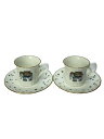 【中古】NARUMI◆カップ&ソーサー/2点セット/WHT【キッチン用品】