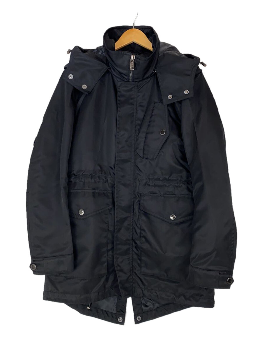 【中古】BLACK LABEL CRESTBRIDGE◆コート/L/ナイロン/ブラック/51F04-303-09【メンズウェア】