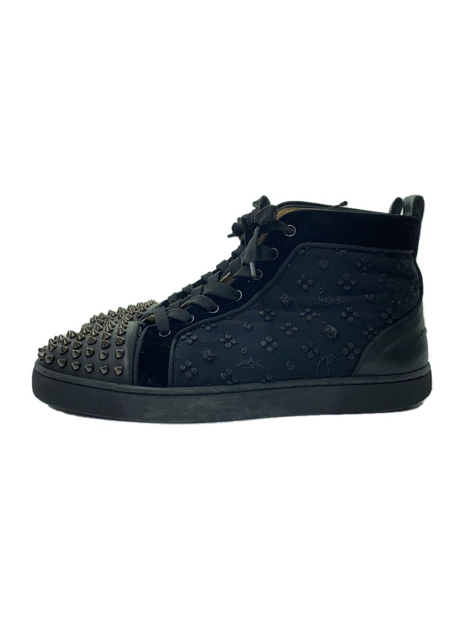 【中古】Christian Louboutin◆ハイカットスニーカー/42/BLK【シューズ】