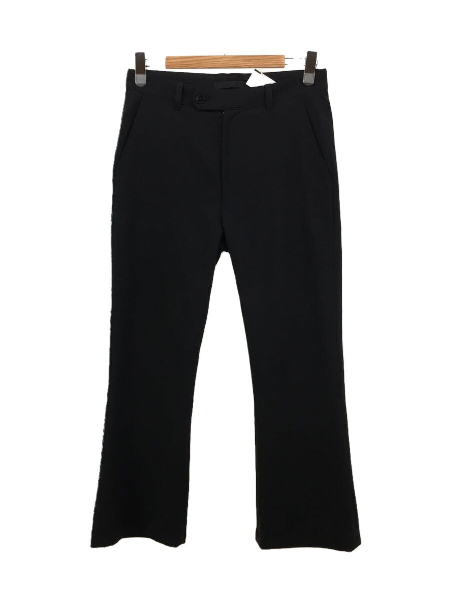 【中古】juha◆FLARE TROUSERS/スラックスパンツ/4/ブラック/10150807/フレアトラウザーズ【メンズウェア】