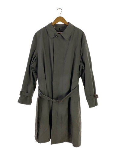 【中古】London Fog◆ステンカラーコート/46/ポリエステル/GRY/無地【メンズウェア】 【中古】London Fog◆ステンカラーコート/46/ポリエステル/GRY/無地【メンズウェア】