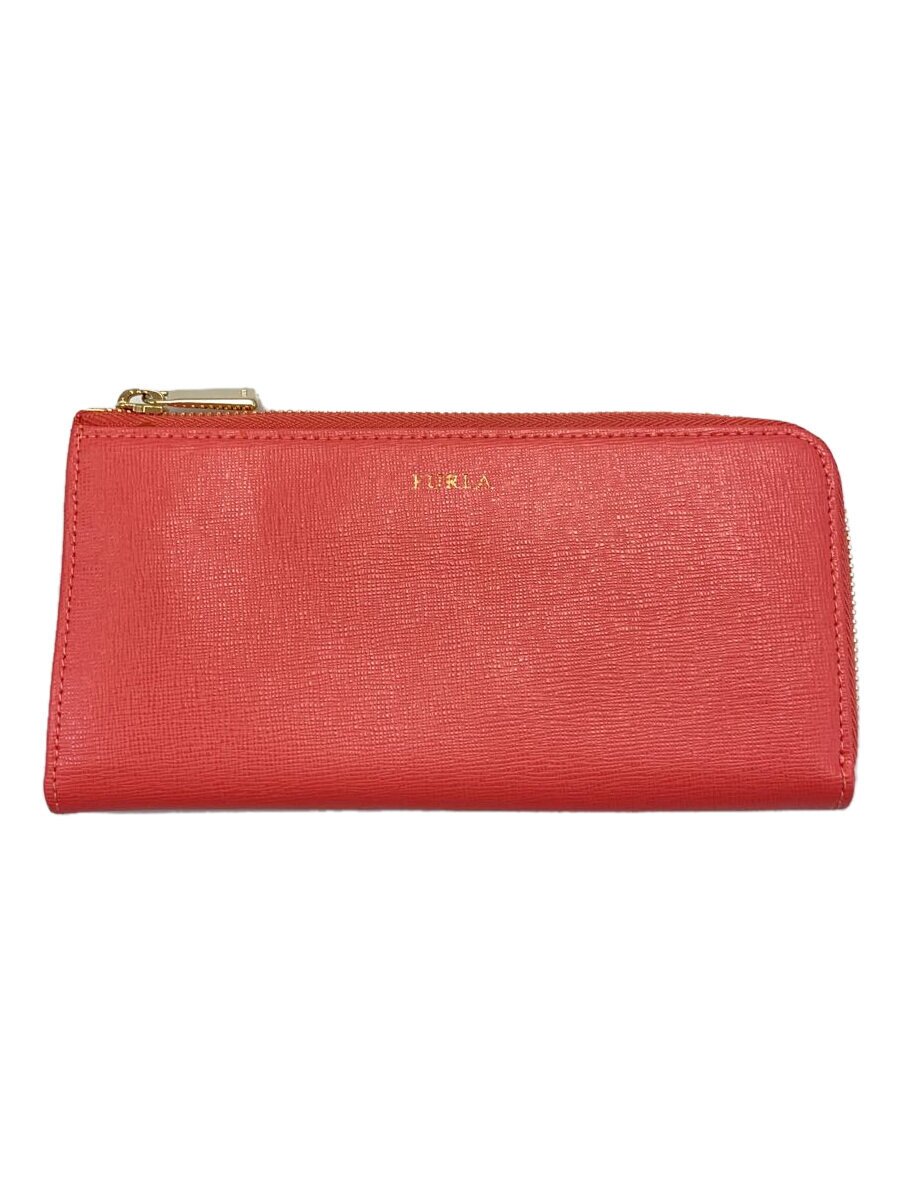 【中古】FURLA◆L字ジップ/長財布/レ�
