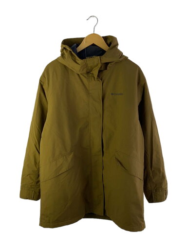 【中古】Columbia◆ウィメンズビューティフルヒルインターチェンジジャケット/XL/ナイロン/KHK/無地【レディースウェア】 【中古】Columbia◆ウィメンズビューティフルヒルインターチェンジジャケット/XL/ナイロン/KHK/無地【レディースウェア】