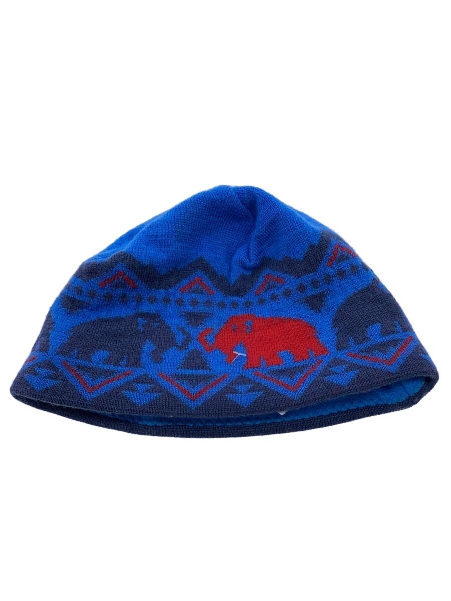 【中古】MAMMUT◆ニットキャップ/FREE/BLU/メンズ//【服飾雑貨他】