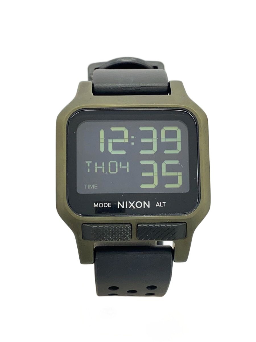 【中古】NIXON◆クォーツ腕時計/デジタル/--/BLK//【服飾雑貨他】