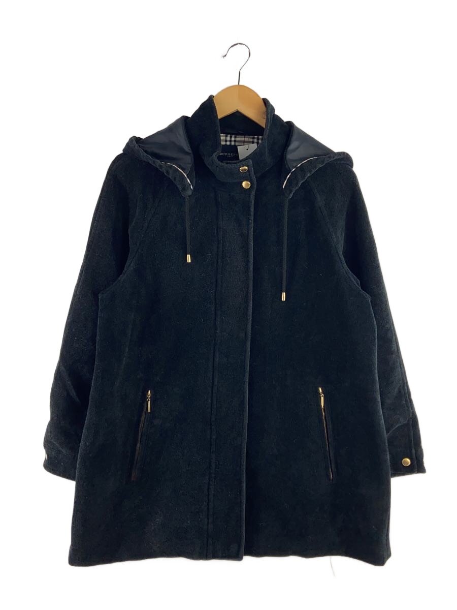 BURBERRY GOLF◆コート/M/レーヨン/BLK/BGP34-723-09
