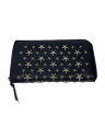 【中古】JIMMY CHOO◆長財布/レザー/BLK/メンズ【服飾雑貨他】(4)