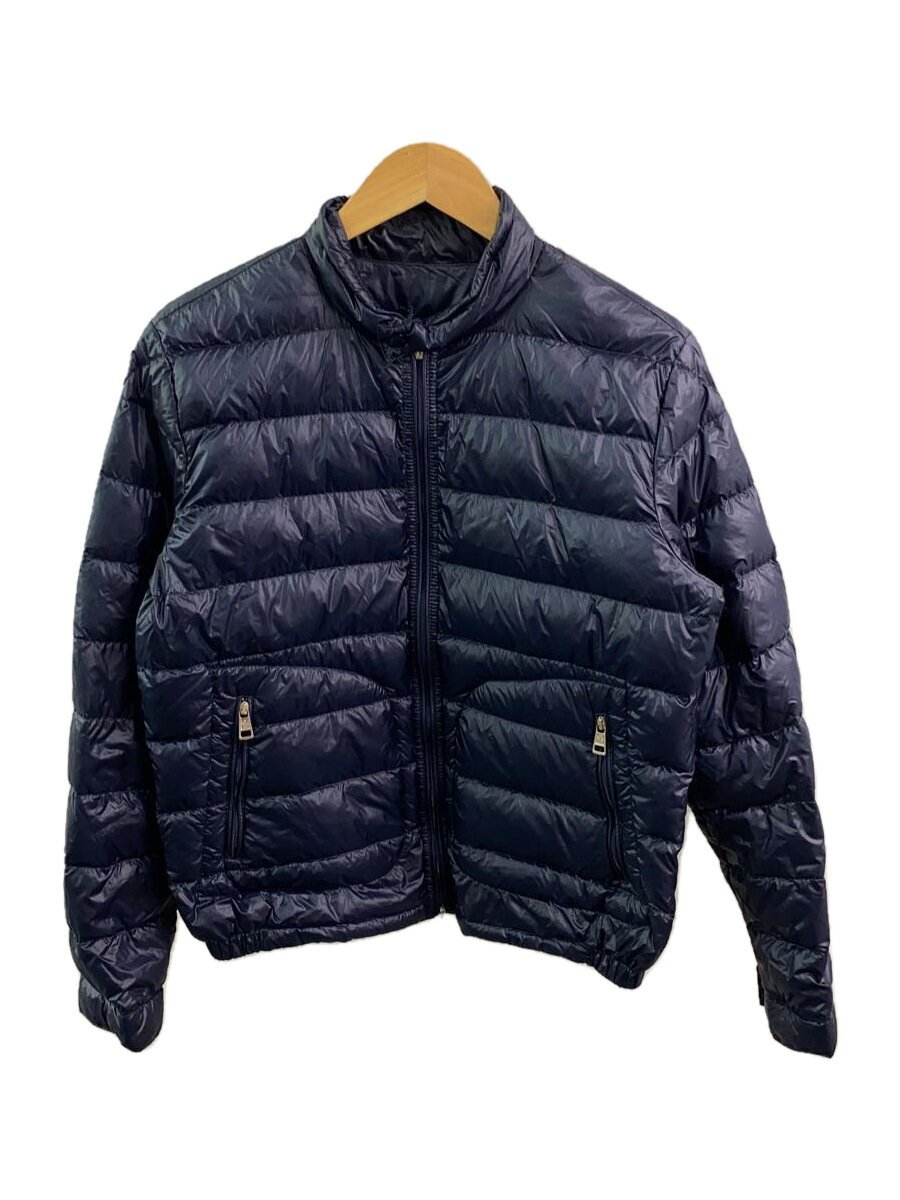 【中古】MONCLER◆ダウンジャケット/1/ナイロン/NVY/101-092-40372-50/左肘リペア箇所ダメージ有//【メンズウェア】