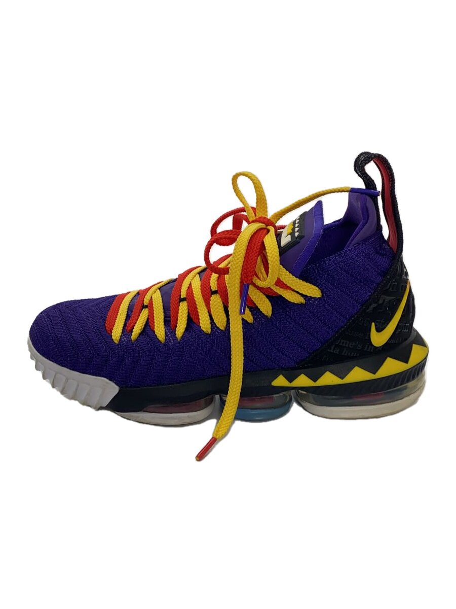 NIKE◆LEBRON 16/レブロン/パープル/CI1520-500/27cm/PUP