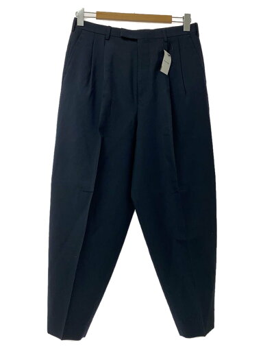 【中古】LAD MUSICIAN◆WOOL GABARDINE 2TUCK TAPERED WIDE/44/ウール/NVY/2218-556【メンズウェア】 【中古】LAD MUSICIAN◆WOOL GABARDINE 2TUCK TAPERED WIDE/44/ウール/NVY/2218-556【メンズウェア】