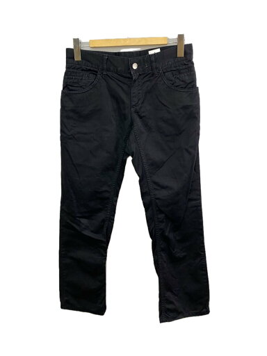【中古】DOLCE&GABBANA◆ボトム/46/コットン/BLK/無地【メンズウェア】 【中古】DOLCE&GABBANA◆ボトム/46/コットン/BLK/無地【メンズウェア】