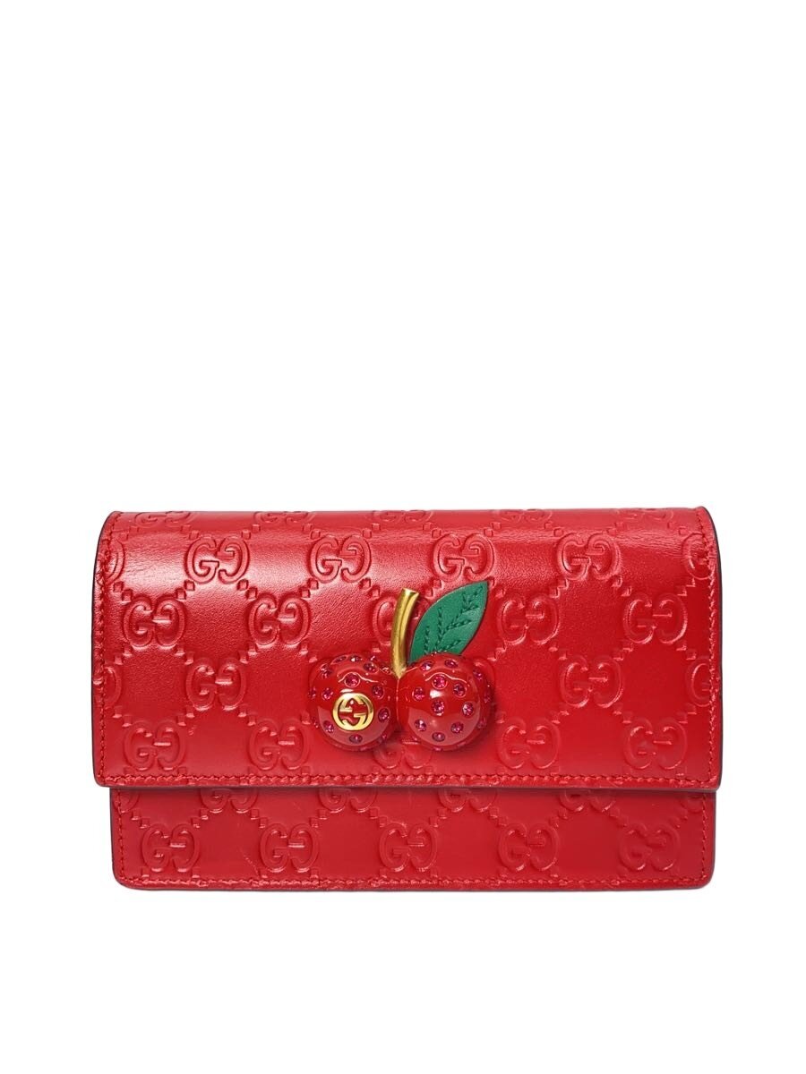 【中古】GUCCI◆ショルダーバッグ/レ