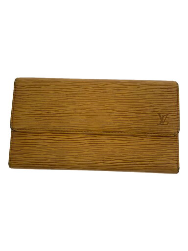 【中古】LOUIS VUITTON◆ポルト・トレゾール・エテュイ・パピエ_エピ_ORN/レザー/オレンジ/無地/レディース【服飾雑貨他】 【中古】LOUIS VUITTON◆ポルト・トレゾール・エテュイ・パピエ_エピ_ORN/レザー/オレンジ/無地/レディース【服飾雑貨他】