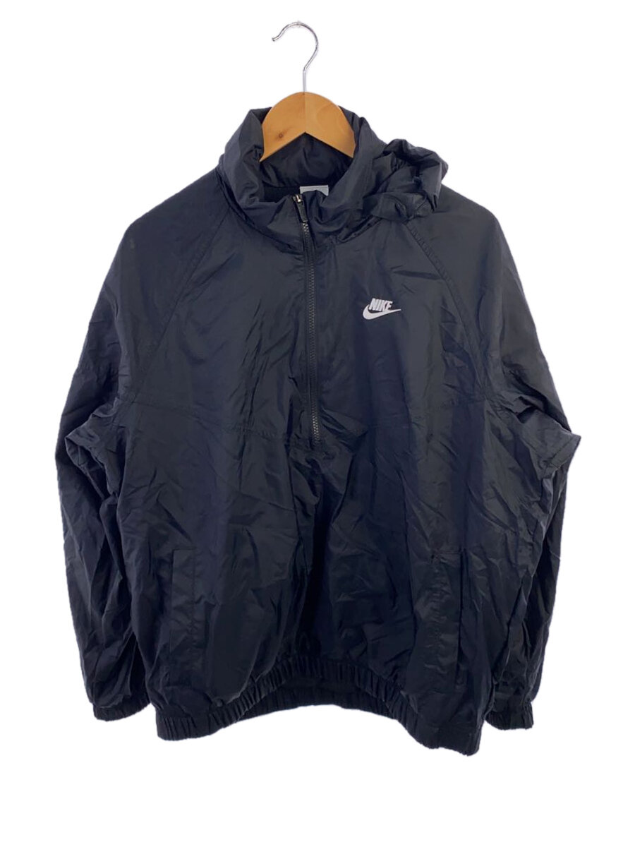 【中古】NIKE◆ナイロンジャケット/L/ナイロン/BLK/無地/DQ4911-010【メンズウェア】
