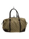 【中古】GUCCI◆ボストンバッグ/189892/GGキャンバス/ベージュ【バッグ】