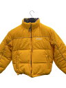【中古】Supreme◆Reversible Puffer Jacket/ダウンジャケット/S/ナイロン/YLW/チェック【メンズウェア】