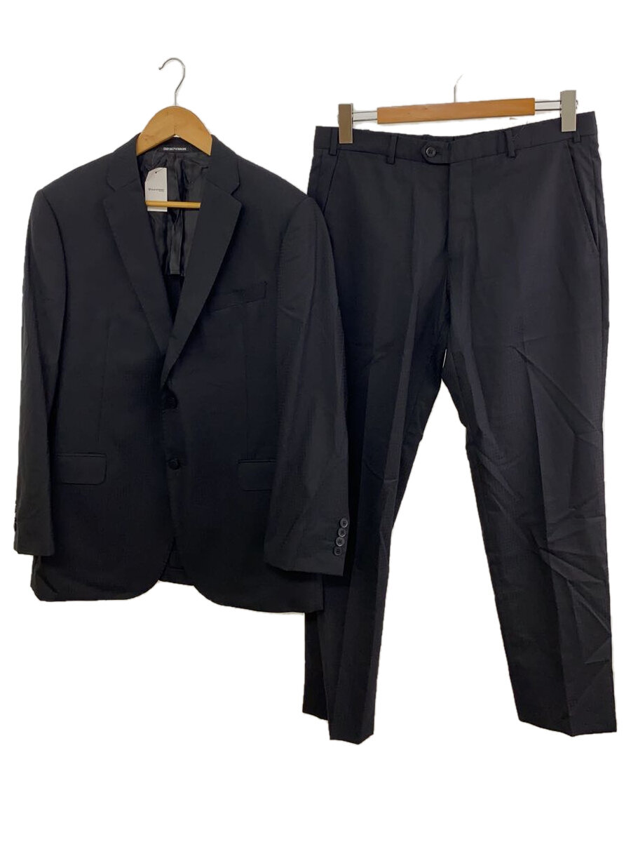 【中古】EMPORIO ARMANI◆スーツ/50/ウール/BLK/51VM3B//【メンズウェア】