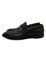 【中古】BALLY◆ロゴプレート/ローファー/US11/BLK/レザー【シューズ】(4)