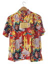 【中古】SUN SURF SPECIAL EDITION◆KAMEHAMEHA ORIENTAL UNDER SEA_アロハシャツ/S/レーヨン/BLU/総柄/...