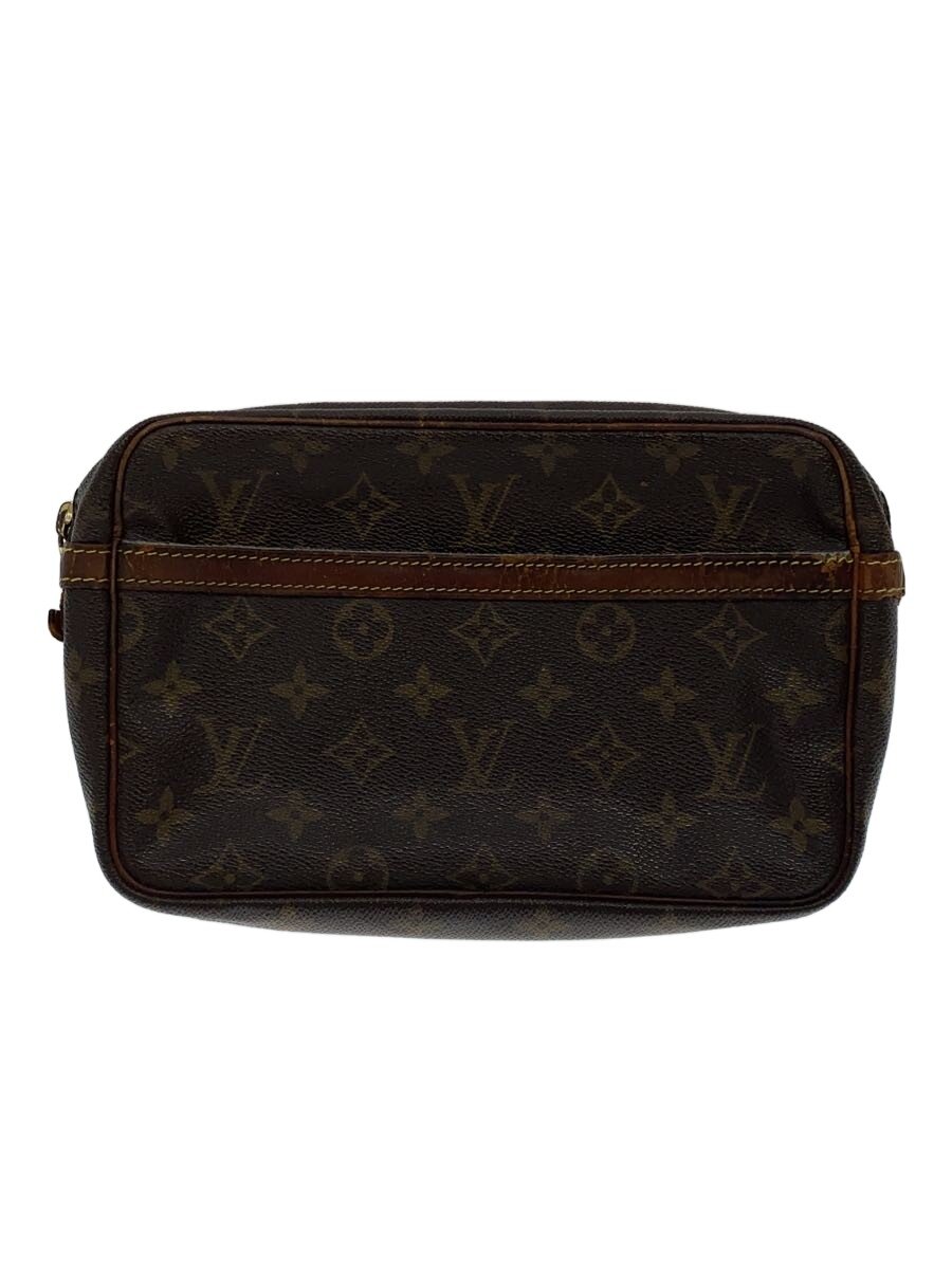 【中古】LOUIS VUITTON◆セカンドバッグ/レザー/BRW/m51847【バッグ】