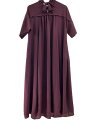 【中古】ENFOLD◆半袖ワンピース/38/--/BRD/無地/300FA433-1590【レディースウェア】