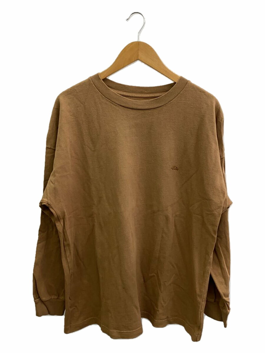 【中古】THE NORTH FACE PURPLE LABEL◆長袖Tシャツ/L/コットン/CML/NT3158N【メンズウェア】